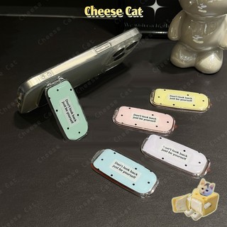 ins Giá đỡ điện thoại di động gương vô hình siêu mỏng có thể gập lại đầy màu sắc Giá đỡ điện thoại di động gắn phía sau