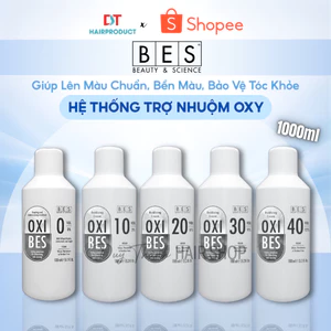 Oxy Trợ Nhuộm BES Chính Hãng 1000ml – Công Thức Thuần Chay, An Toàn Cho Da Đầu, Đẳng Cấp Salon.
