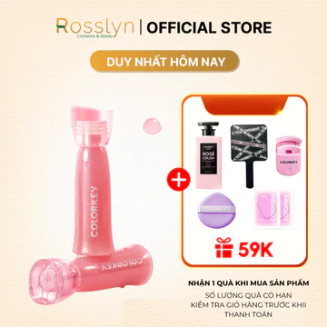 Son Watery tint không dính, son tint bóng COLORKEY dưỡng ẩm trong suốt mềm mại lâu trôi Rosslyn Chính Hãng