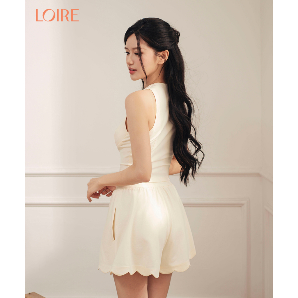 [Made to Ease]Bộ Mặc Nhà Remy Loirechic FDMN260378 Dáng Cổ Chữ V Khuy Cài