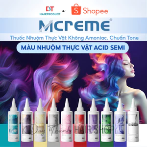 Màu Nhuộm ACID SEMI MCREME 200ml – Thuốc Nhuộm Thực Vật Không Amoniac, Không Hư Tổn Tóc, Chuẩn Tone.