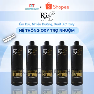 Oxy Trợ Nhuộm RG Right Color Chính Hãng 1000ml – Oxi Nhuộm Tóc, Êm Dịu, Nhiều Dưỡng, Giữ Màu Bền