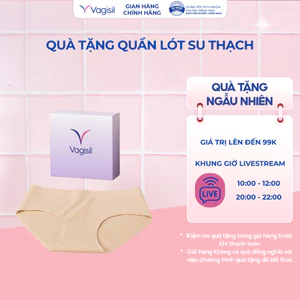 - Quần lót đúc su Vagisil không đường may – Nhẹ tênh, êm ái, tôn dáng tự nhiên