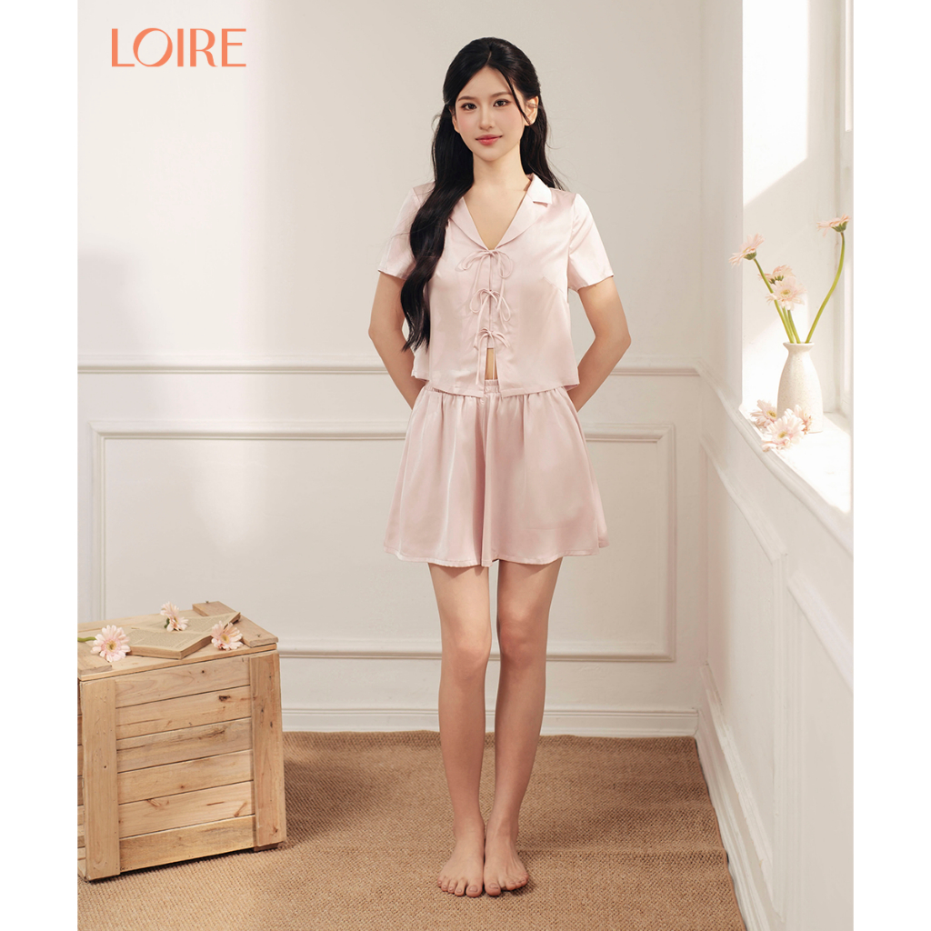 [Made to Ease]Bộ Mặc Nhà Loirechic FDMN260356 Dáng Vest Chất Lụa Pháp