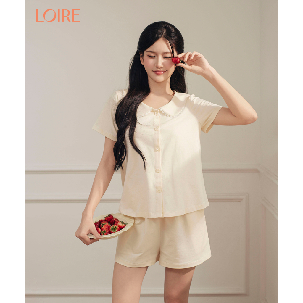 [Made to Ease]Bộ Mặc Nhà Aurie Loirechic FDMN260375 Dáng Trơn Chất Cotton