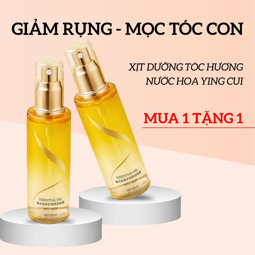 Xịt Dưỡng Tóc Phục Hồi Yingcui 100ml – Hương Nước Hoa, Giúp Tóc Mềm Mượt, Giảm Khô Xơ