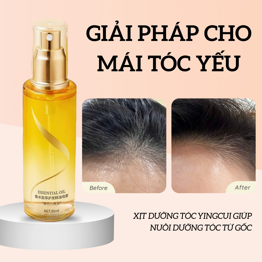Xịt Dưỡng Tóc Phục Hồi Yingcui 100ml – Hương Nước Hoa, Giúp Tóc Mềm Mượt, Giảm Khô Xơ