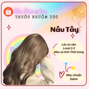 Thuốc nhuôm tóc màu nâu tây ,thuốc nhuộm tóc tại nhà
