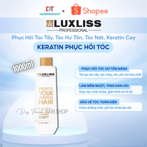 Keratin LUXLISS Phục Hồi Tóc Cao Cấp 1000ml – Keratin Cay Phục Hồi Tóc Hư Tổn, Giúp Tóc Chắc Khỏe