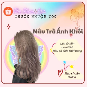 Thuốc nhuôm tóc màu nâu trà ánh khói ,thuốc nhuộm tóc tại nhà