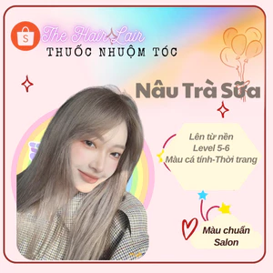 Thuốc nhuôm tóc màu nâu trà sữa ,thuốc nhuộm tóc tại nhà