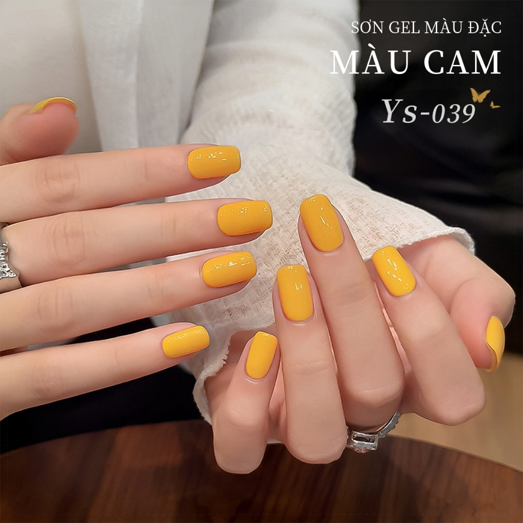 XEIJAYI 10ml - Sơn móng tay gel màu vàng cam mới, bền màu, thích hợp sử dụng trong tiệm nail