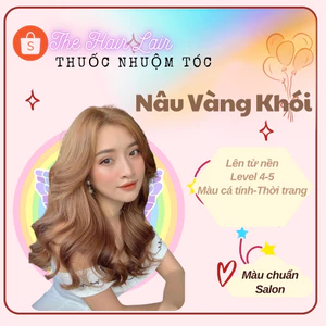 Thuốc nhuôm tóc màu nâu vàng khói ,thuốc nhuộm tóc tại nhà