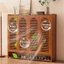Bamboo Living Mall Tủ Giày Thiết Kế Cổ Điển Không Độc Hại Nâng Tầm Thẩm Mỹ Nội Thất Người Độc Thân