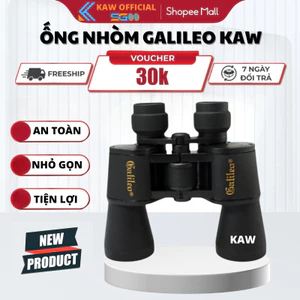 Ống nhòm Galileo 20x50 chuyên dụng, nhìn xa 1000m, độ phóng đại gấp 20