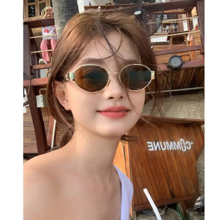 [MUA 1 TẶNG 1 PHỤ KIỆN]Kính Râm Dáng Oval Thời Trang, Kính Mát Thiết Kế Hiện Đại Cá Tính Hottrend K25, Chống Tia UV