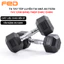 Tạ Tập Gym Tại Nhà Thiết Kế Lục Giác Chống Trơn Trượt, Chất Liệu Gang Bọc Cao Su Bền Bỉ (2,5-30Kg)