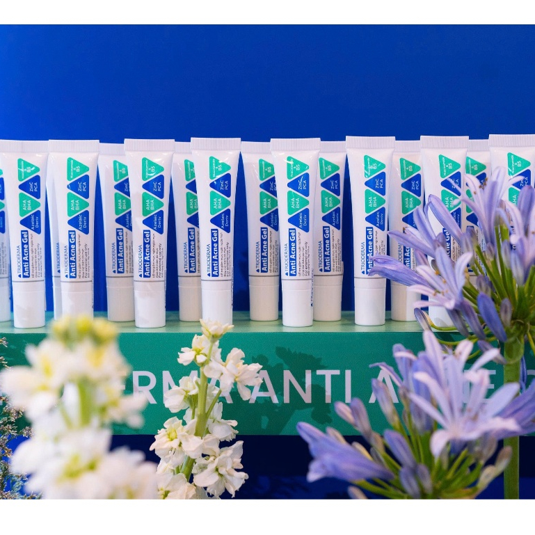 Combo 2 kem chấm mụn Trioderma Anti Acne Gel mờ thâm giảm mụn, làm dịu da 15g