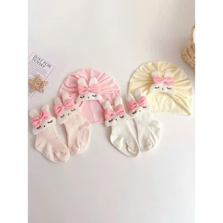 Sét Tuban kèm Tất Gân cổ cao dày ấm cho bé yêu