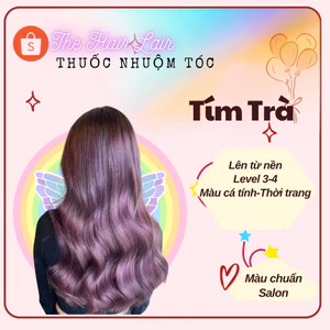 Thuốc nhuôm tóc màu tím trà ,thuốc nhuộm tóc tại nhà
