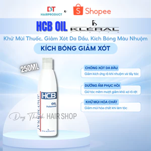 Tinh Dầu HCB Oil KLERAL Chính Hãng 250ml – Khử Mùi Thuốc, Giảm Sót Da Đầu, Kích Bóng Màu Nhuộm.