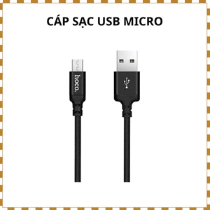 Micro USB 1m – Cáp Sạc Nhanh Cho Android, Samsung, Oppo, Xiaomi – Truyền Dữ Liệu Ổn Định