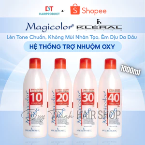 Oxy Trợ Nhuộm Magicolor KLERAL Chính Hãng 1000ml – Lên Tone Chuẩn, Không Mùi Nhân Tạo, Êm Dịu Da Đầu