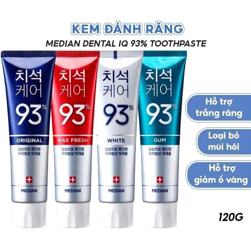 [Chính Hãng] Kem Đánh Răng Hàn Quốc Median Dental IQ - 1 Tuýp