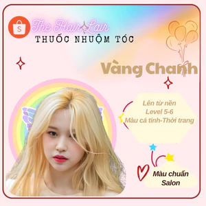 Thuốc nhuôm tóc màu vàng chanh ,thuốc nhuộm tóc tại nhà