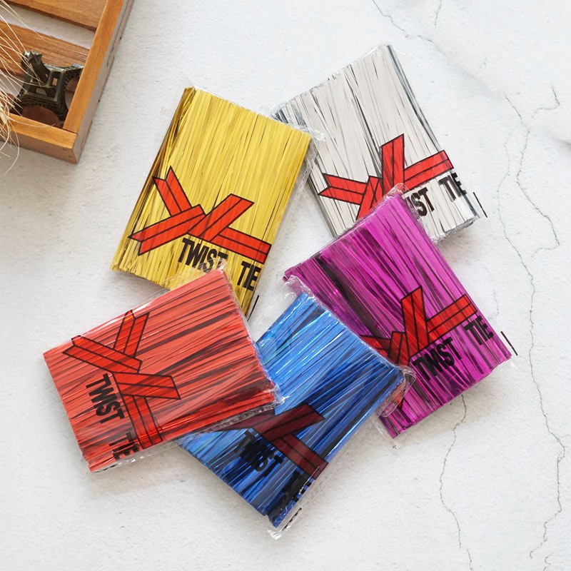 Combo 5 Túi Dây Kẽm Buộc Túi Bánh , Kẹo Loại 10cm (800-1000dây/ túi) DUHA 087