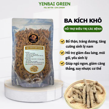 (TẶNG DÂM DƯƠNG HOẮC) Combo 1KG Sâm Cau + 500G Ba Kích Khô (Hàng Đẹp) - YENBAI GREEN