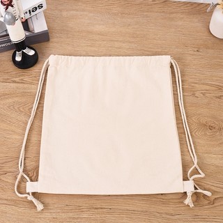 Balo túi rút thời trang nam nữ vải canvas đựng sách vở đồ dùng phong cách Hàn Quốc - tuip196