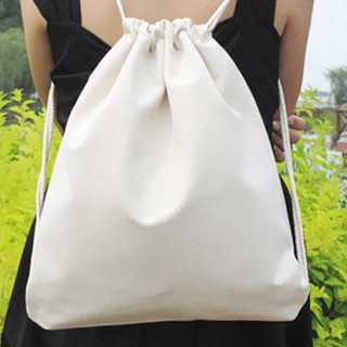 Balo túi rút thời trang nam nữ vải canvas đựng sách vở đồ dùng phong cách Hàn Quốc - tuip196