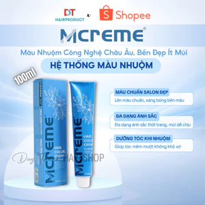 Thuốc Nhuộm Tóc MCREME Chính Hãng 100ml – Màu Nhuộm Công Nghệ Châu Âu, Lên Màu Chuẩn, Bền Đẹp Ít Mùi