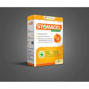 Dung Dịch Dạ Dày Stomagel Hỗ trợ giảm đau dạ dày, viêm loét dạ dày, trào ngược dạ dày (Hộp 20 gói)