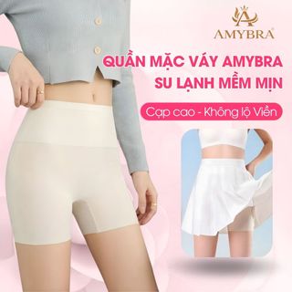 Quần mặc trong váy chống lộ, Quần mặc váy đúc su ôm sát vòng 3 định hình nâng mông AMYBRA V8941