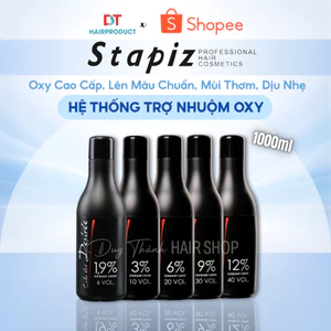 Oxy Trợ Nhuộm Stapiz 1000ml – Oxy Nhuộm Tóc Cao Cấp, Giúp Lên Màu Chuẩn, Mùi Thơm, Dịu Nhẹ Da Đầu.