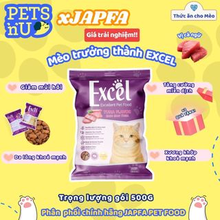 [CHÍNH HÃNG] [GIÁ TỐT] [QUÀ TẶNG HÃNG] Hạt cho mèo Excel JAPFA chính hãng hỗ trợ cải thiện dinh dưỡng mèo trưởng thành