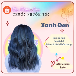 Thuốc nhuôm tóc màu xanh đen ,thuốc nhuộm tóc tại nhà
