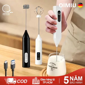 OIMIU Máy Đánh Trứng, Trộn, Tạo Bọt Cà Phê Chạy Điện Cầm Tay Tiện Lợi