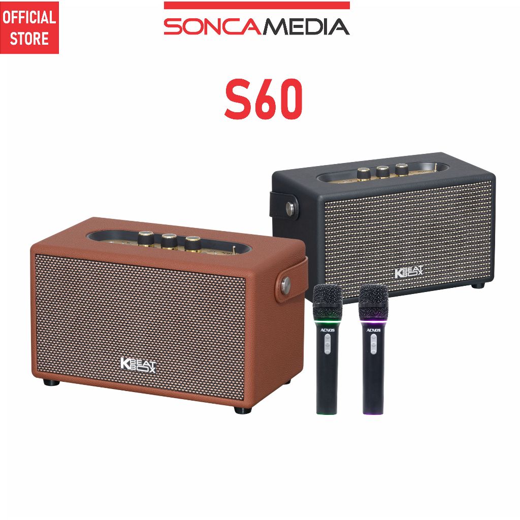 Loa Bluetooth karaoke ACNOS SONCAMEDIA S60