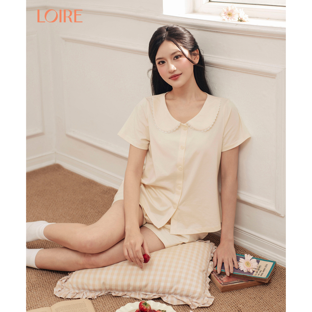 [Made to Ease]Bộ Mặc Nhà Aurie Loirechic FDMN260375 Dáng Trơn Chất Cotton
