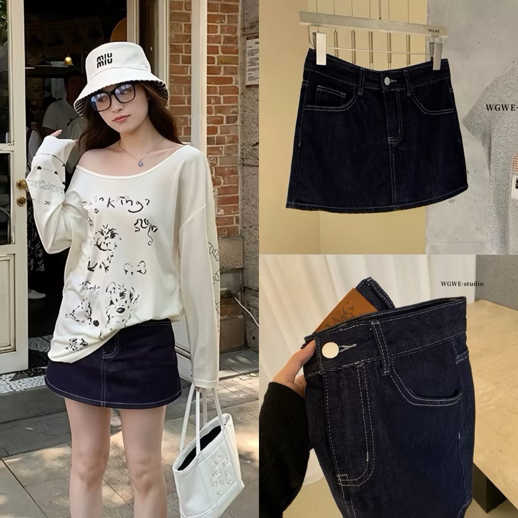[𝐒𝐮𝐙𝐲] Chân Váy Chữ A WEGE 8354 QCCC