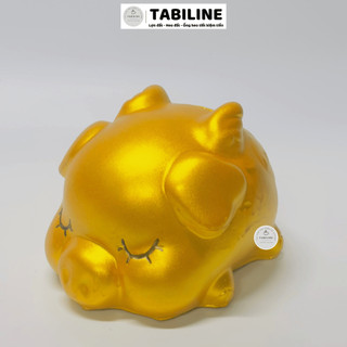 Heo đất ống tiết kiệm tiền lỗ ngang cánh tiên thiền thần vàng gold LD20 - TABILINE