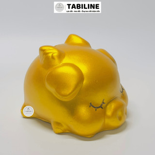 Heo đất ống tiết kiệm tiền lỗ ngang cánh tiên thiền thần vàng gold LD20 - TABILINE