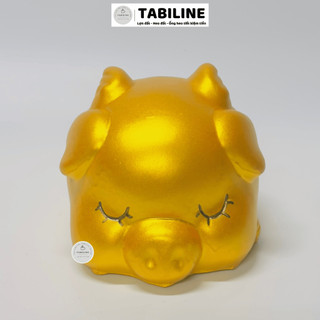 Heo đất ống tiết kiệm tiền lỗ ngang cánh tiên thiền thần vàng gold LD20 - TABILINE