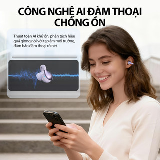 Tai Nghe Bluetooth 5.3 Robot Có Micro, Kháng Nước,  Âm Trầm Tuyệt Vời, Tai nghe thể thao- Bảo Hành 1 Năm
