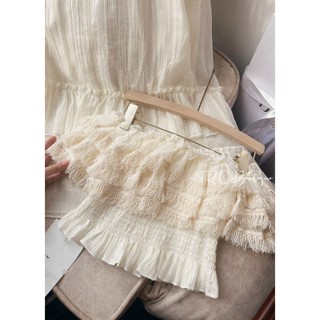 Set áo trễ vai mix chân váy maxi siêu đẹp viền ren kiểu tiểu thư công chúa kèm ảnh thật chị em chốt - Baotrang.clothes