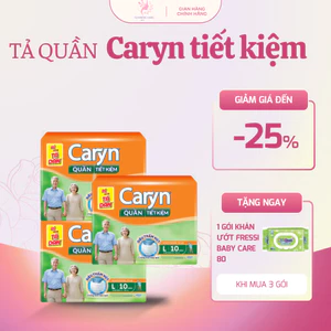 Tã Quần Người Lớn Caryn Cam Tiết Kiệm Siêu Thấm Hút tới 8H Cho Người Đi Được đủ Size- NPP Nhật Thanh Tuyền