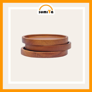 Đế lót ly bằng gỗ hình tròn